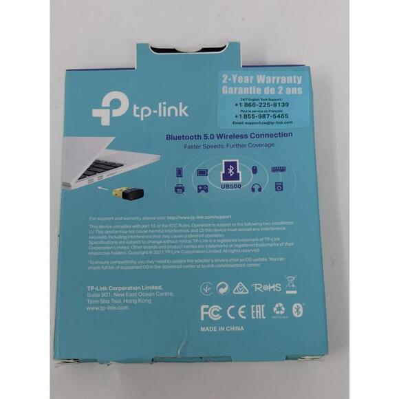 TP-Link USB Bluetooth Adapter for PC, Bluetooth 5.0/5.3 Dongle Receiver, (UB500) - Picture 3 of 3